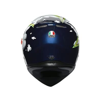 AGV KASK/K3 SV MLT PLK BUBBLE BLUE WHT YLW FLUO