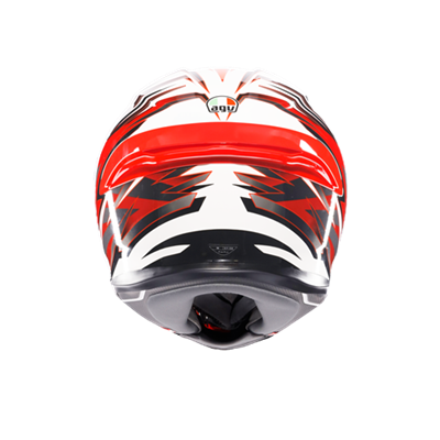 AGV KASK/K6 S E2206 MPLK REEVAL WHITE RED GREY M0165
