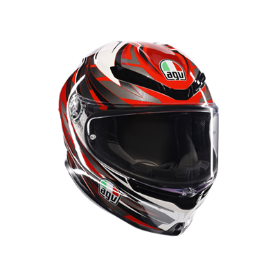 AGV KASK/K6 S E2206 MPLK REEVAL WHITE RED GREY M0165