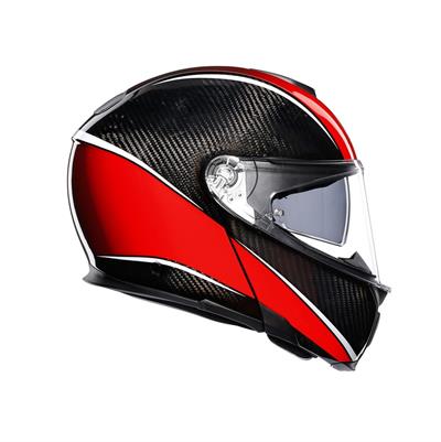 AGV KASK/SPORTMODULAR MULTI PLK AERO CARB.RED