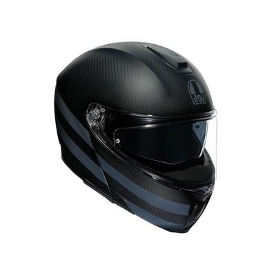 AGV KASK/SPORTMODULAR MULTI PLK DARK REFRACTIVE CRB BLK