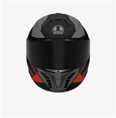 AGV KASK/TOURMODULAR E2206 MULTI MPLK PERCEPTION BLACK RED M0162
