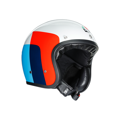 AGV KASK/X70 E2205 MULTI - VELA WHITE/RED/BLUE