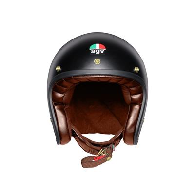 AGV KASK/X70 SOLID MAT BLK/GOLD
