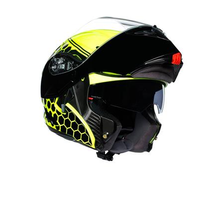 AGV/COMPACT ST MLT PLK DETROIT YELLW FLUO BLK
