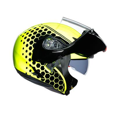 AGV/COMPACT ST MLT PLK DETROIT YELLW FLUO BLK