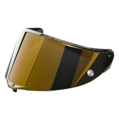 AGV/VISOR RACE 3 IRIDIUM GOLD