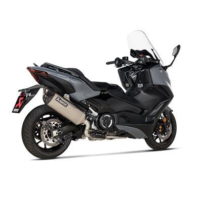 AKRAPOVIC S-Y5R8-HILT YAMAHA T-MAX 560 (20-24) RACING LINE (TITANIUM) EGZOZ