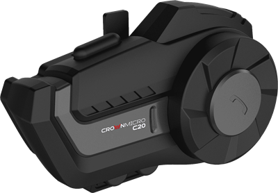 Crown C20 Pro Motosiklet Interkomu - 2 Kişilik, 1200m, Bluetooth 5.1, HD Ses