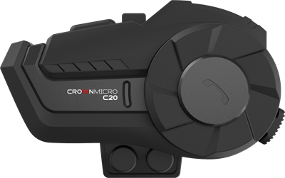 Crown C20 Pro Motosiklet Interkomu - 2 Kişilik, 1200m, Bluetooth 5.1, HD Ses