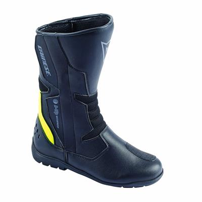 DAINESE BOT/TEMPEST D-WP BOOTS BLK FLUO YLW