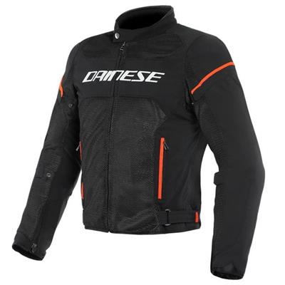 DAINESE CEKET/AIR FRAME D1 TEX BLK WHT FLUO RED