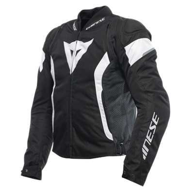 DAINESE CEKET/AVRO 5 TEX JACKET  BLK WHITE BLK