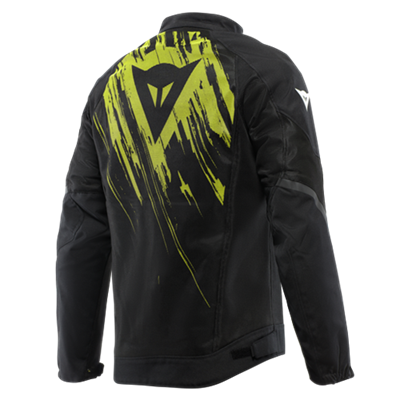 DAINESE CEKET/HEROSPHERE AIR TEX JACKET BLACK/FLUO/YELLOW