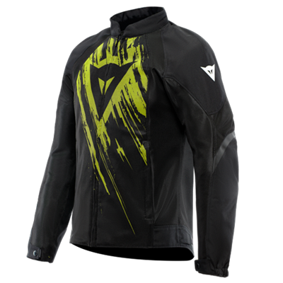 DAINESE CEKET/HEROSPHERE AIR TEX JACKET BLACK/FLUO/YELLOW