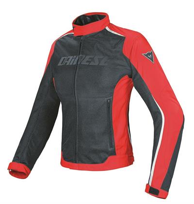 DAINESE CEKET/HYDRA FLUX D-DRY LDY BLK RED WHT
