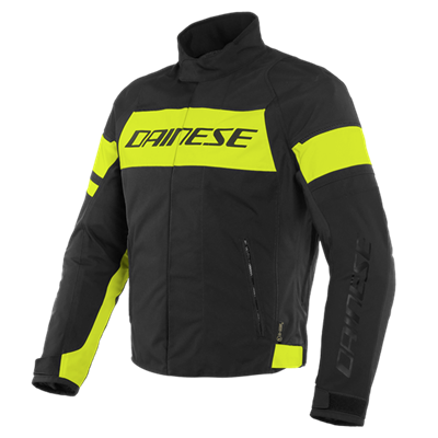 DAINESE CEK/SAETTA D-DRY JACKET BLK FLUO YELLOW BLK