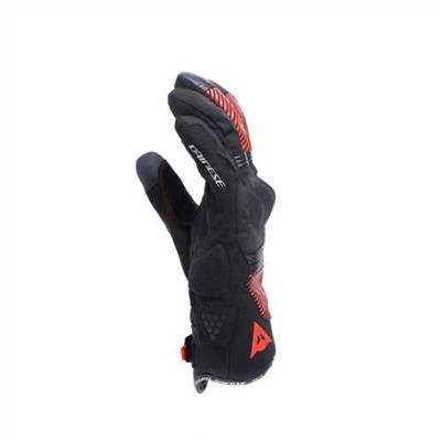 DAINESE ELD/ FULMINE D-DRY-GLOVES BLACK/BLACK/ RED