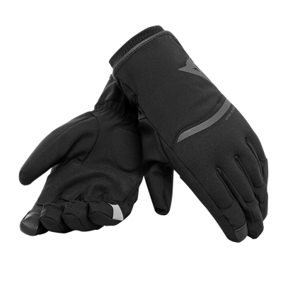 DAINESE ELD/PLAZA LADY D-DRY GLOVES BLK BLK BLK