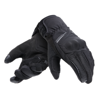 DAINESE ELD/TRENTO D-DRY GLOVES BLACK/BLACK