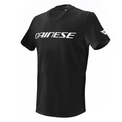 DAINESE T SHIRT/ DAINESE T-SHIRT BLACK WHITE