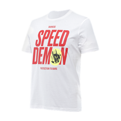 DAINESE T SHIRT/ KNEE DOWN BRILLANT WHITE