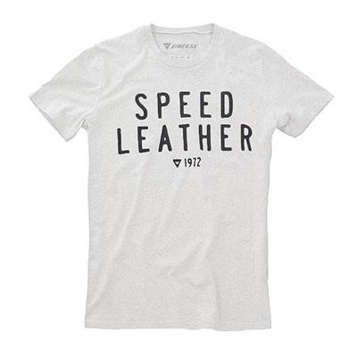 DAINESE T-SHIRT/SPEED LEATHER 1972 WHITE