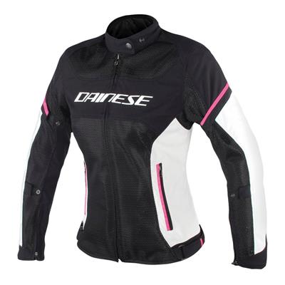 DAINESE/AIR-FRAME D1 LDY TEX BLK VPRS GRY FUX
