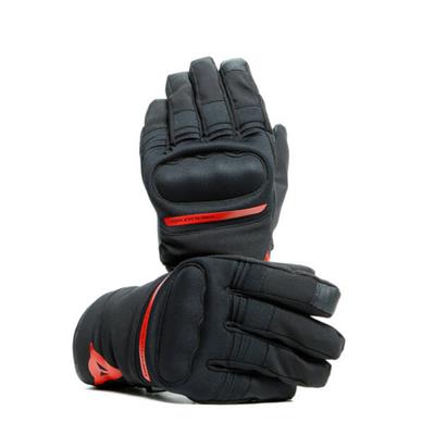 DAINESE/AVILA UNISEX D-DRY GLOVES BLK RED