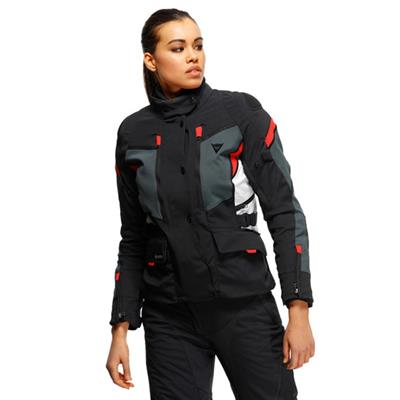 DAINESE/CARVE MASTER 3 LDY G.TEX BLK EBONY LAVA-RED