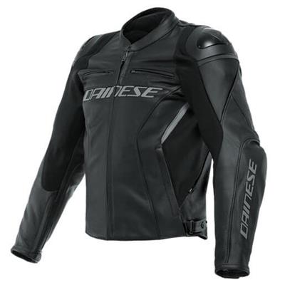 DAINESE/RACING 4  LEATHER BLACK BLACK
