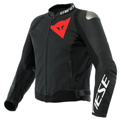 DAINESE/SPORTIVA LTHR JCKT PERF.BLK-MATT/BLK-MATT/BLK-MATT