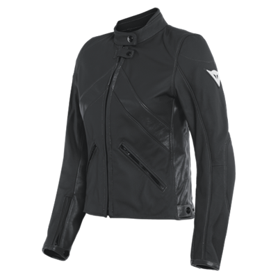 DNS CKT DERİ/SANTA MONICA LADY LEATHER JACKET/BLACK