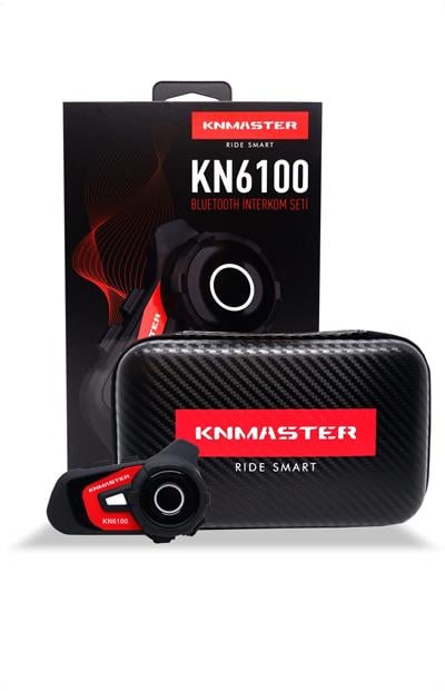 Knmaster KN6100 Motosiklet Kask İnterkom Bluetooth Intercom Kulaklık Seti