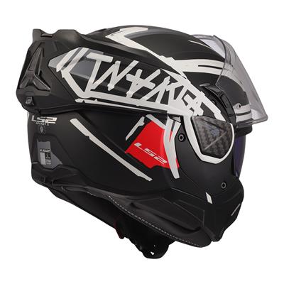LS2 ADVANT 2 TAPE MAT SİYAH-BEYAZ KASK