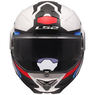 LS2 ADVANT 2 TRIPLE BEYAZ-MAVİ-KIRMIZI-SİYAH KASK