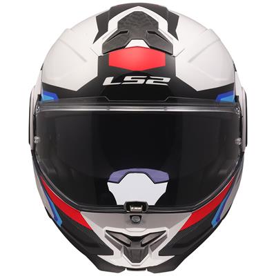 LS2 ADVANT 2 TRIPLE BEYAZ-MAVİ-KIRMIZI-SİYAH KASK