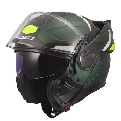 LS2 ADVANT 2 TRIPLE MAT YEŞİL-SİYAH-NEON SARI KASK
