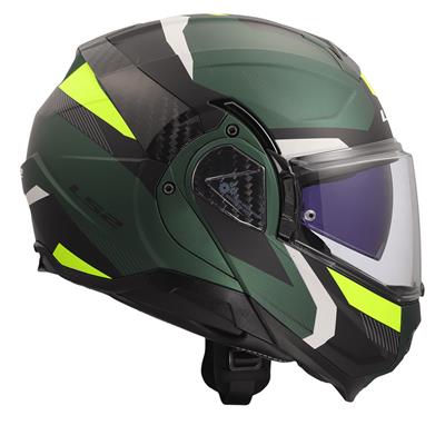 LS2 ADVANT 2 TRIPLE MAT YEŞİL-SİYAH-NEON SARI KASK