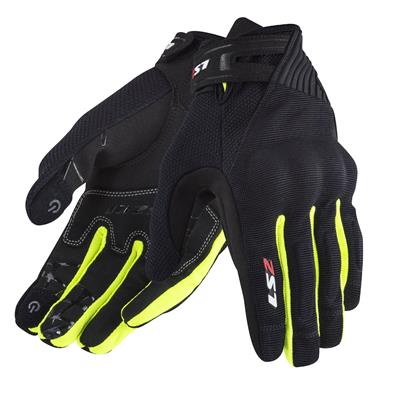 LS2 DART 2 ELDİVEN SİYAH-NEON SARI