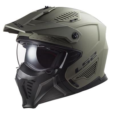 LS2 DRIFTER MAT OLIVE YEŞİL KASK