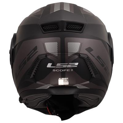 LS2 SCOPE 2 AXIS MAT SİYAH-TITANIUM KASK