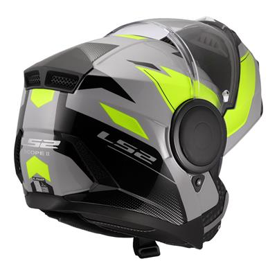 LS2 SCOPE 2 DURIA GRİ-NEON SARI KASK
