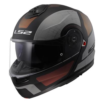 LS2 STROBE 2 ORION MAT SİYAH-MOR-MAVİ KASK