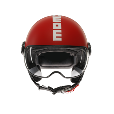 MOMO KASK/ FGTR CLASSIC CANDY MATT RED/WHITE