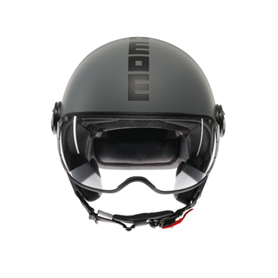 MOMO KASK/ FGTR CLASSIC MONO MATT GREY/BLACK