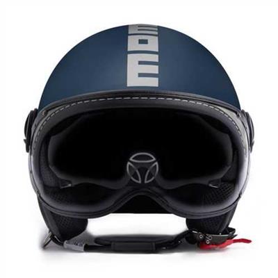 MOMO KASK/FGTR EVO MOMO MONO MATT BLUE SILVER
