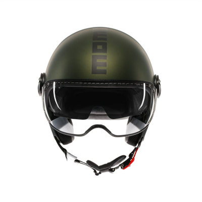 MOMO KASK/FGTR EVO MOMO MONO MATT GREEN BLACK
