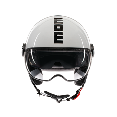 MOMO KASK/FGTR EVO MOMO MONO WHITE QUARZ. BLK