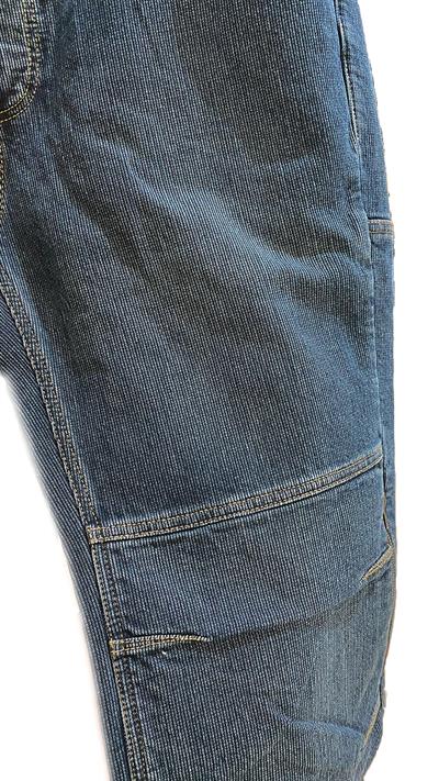 Motobike Jeans 6000 Fitilli Lacivert Motosiklet Pantolonu (Korumalar Hariç)